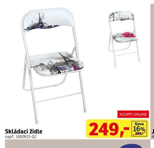 Skládací židle