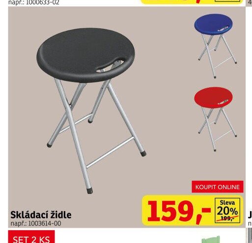 Skládací židle