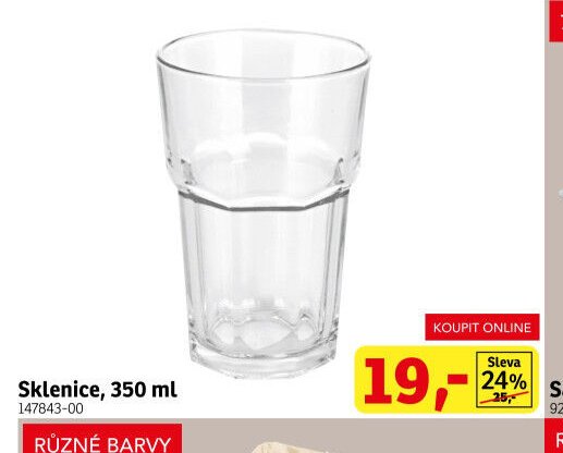 Sklenice, 350 ml