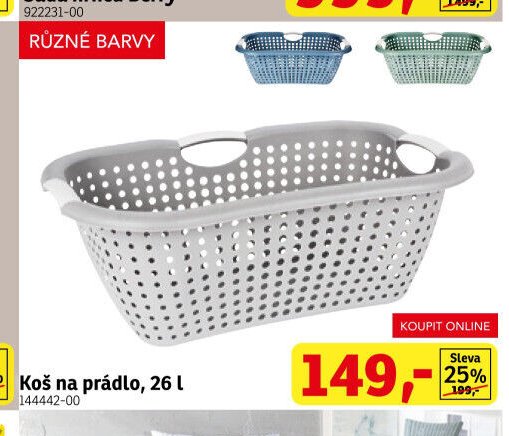 Koš na prádlo, 26 l