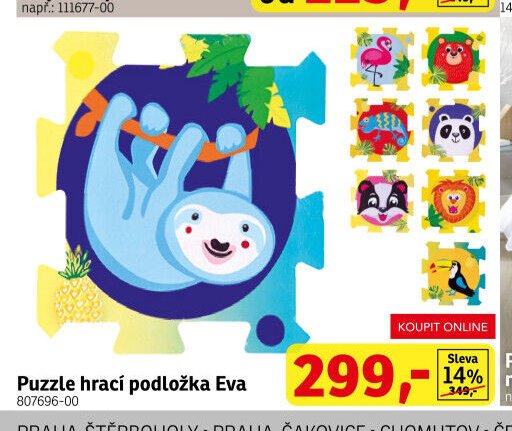Puzzle hrací podložka Eva