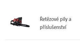 Řetězové pily a příslušenství