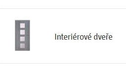 Interiérové dveře