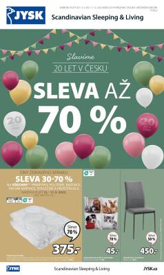 akční leták Jysk 13.9.2023-17.9.2023