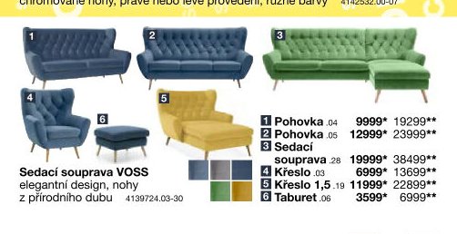 Sedací souprava VOSS