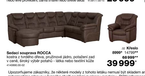 Sedací souprava ROCCA