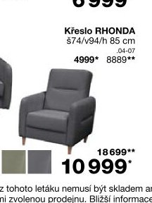 Křeslo RHONDA