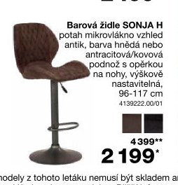 Barová židle SONJA H