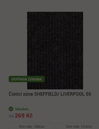 Čistící zóna SHEFFIELD/ LIVERPOOL 50