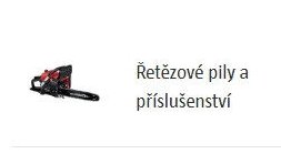 Řetězové pily a příslušenství