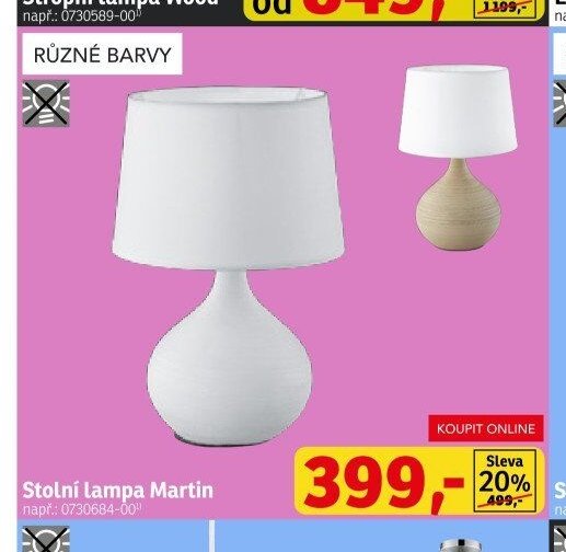 Stolní lampa Martin