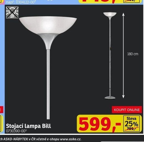 Stojací lampa Bill