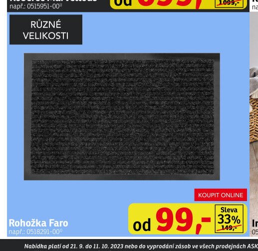 Rohožka Faro