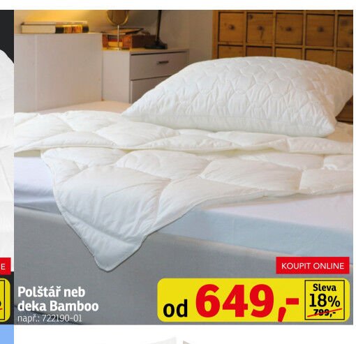 Polštář neb deka Bamboo