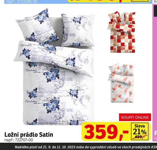 Ložní prádlo Satin