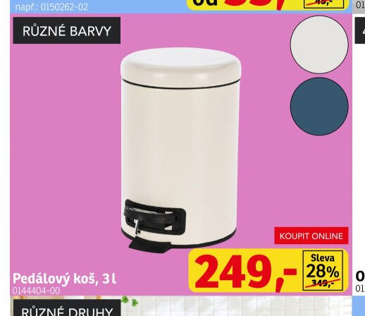 Pedálový koš, 3 l