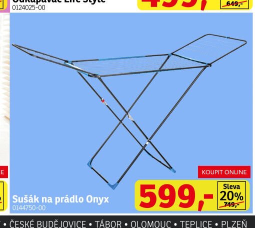 Sušák na prádlo Onyx
