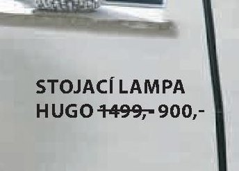 STOJACÍ LAMPA HUGO