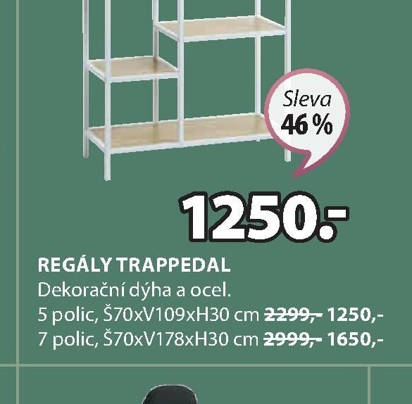 REGÁLY TRAPPEDAL