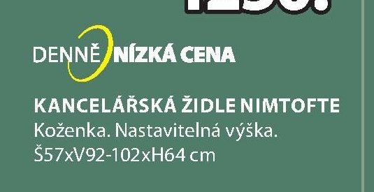 KANCELÁŘSKÁ ŽIDLE NIMTOFTE