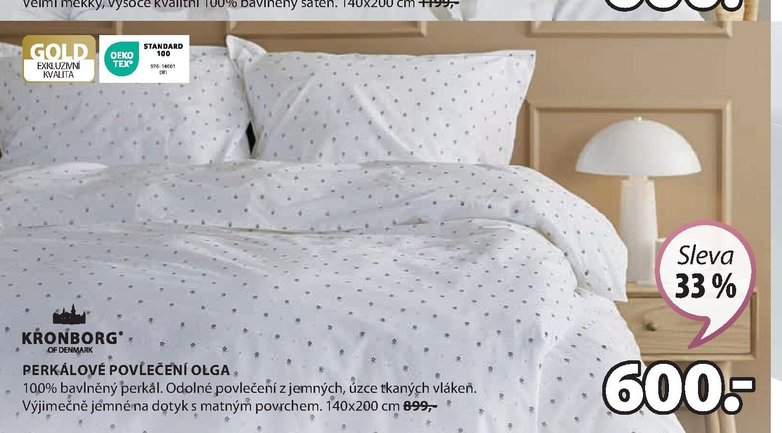 PERKÁLOVÉ POVLEČENÍ OLGA