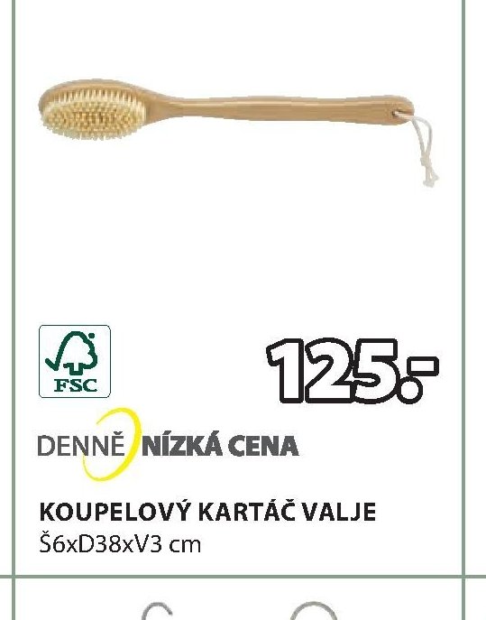 KOUPELOVÝ KARTÁČ VALJE