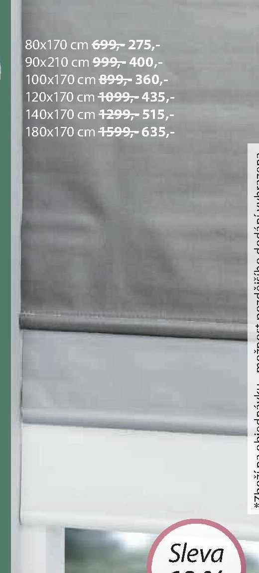 Zatemňovací roleta Bolga 80x170 cm