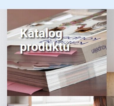 Katalog produktů
