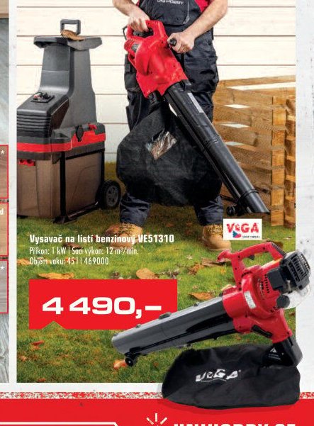 Vysavač na listí benzinový VEGA VE51310