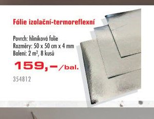 Fólie izolační-termoreflexní