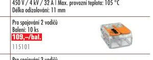 Svorka Wago (2 vodiče)