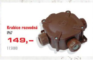 Krabice rozvodná IP67
