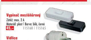Vypínač mezišňůrový