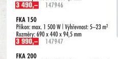 Topení nástěnné FKA 150
