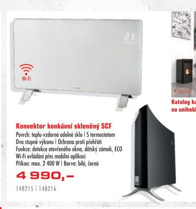 Konvektor konkávní skleněný SCF