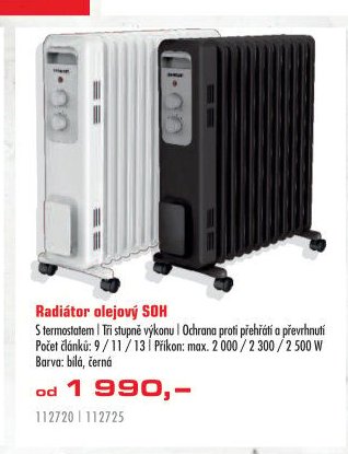 Radiátor olejový SOH