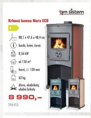 Krbová kamna Nora ECO