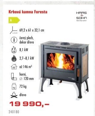 Krbová kamna Foresta