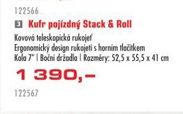 Kufr pojízdný Stack & Roll