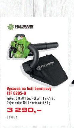 Vysavač na listí benzinový FZF 6205-B