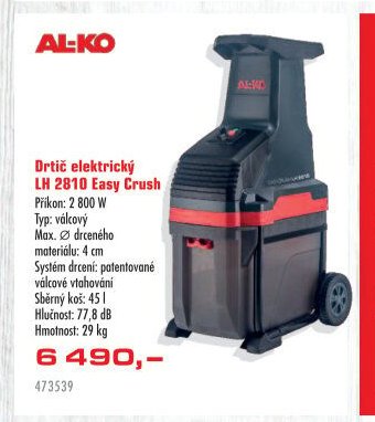 Drtič elektrický LH 2810 Easy Crush