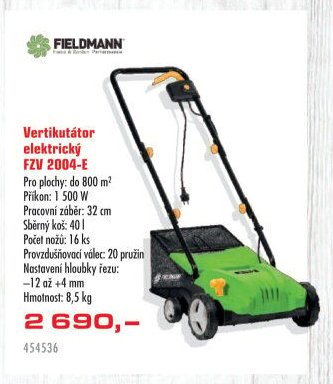 Vertikutátor elektrický FZV 2004-E