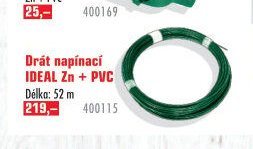 Drát napínací IDEAL Zn + PVC