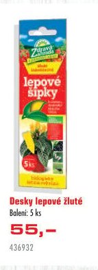 Desky lepové žluté