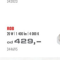 ROB 20 W | 1 400 lm | 4 000 K