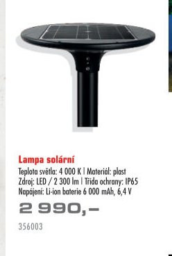 Lampa solární