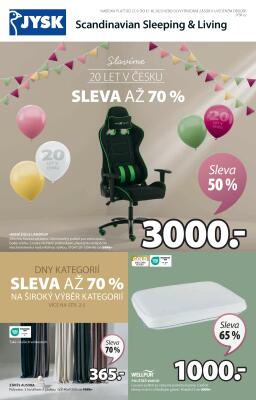 akční leták Jysk 27.9.2023-17.10.2023