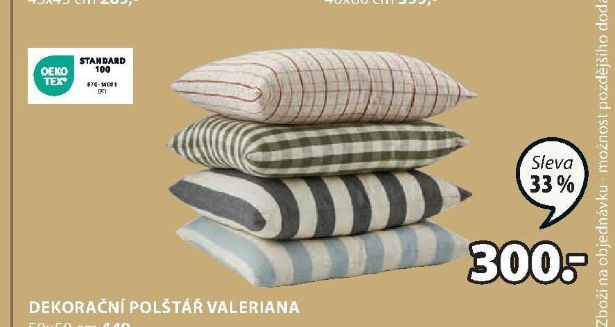 DEKORAČNÍ POLŠTÁŘ VALERIANA