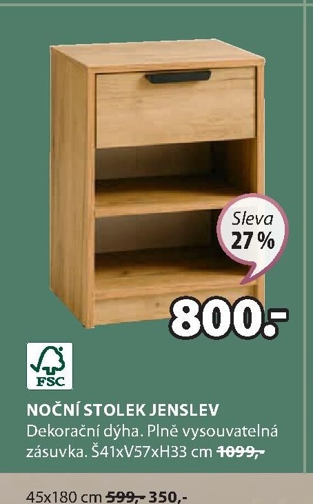 NOČNÍ STOLEK JENSLEV