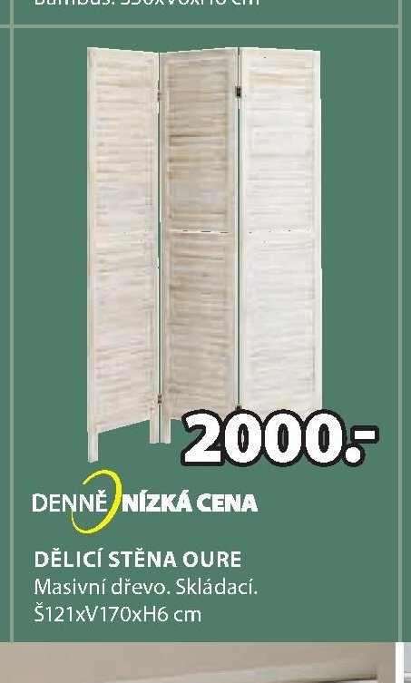 DĚLICÍ STĚNA OURE